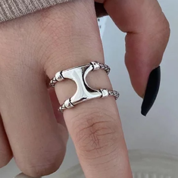 ⚡️Insta double-layer hollow sterling silver ring - Picture 3 of 4